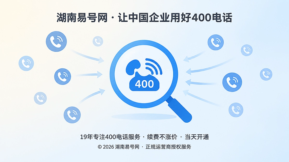 2026年客户案例：湖南公司用400电话修复联系入口漂移