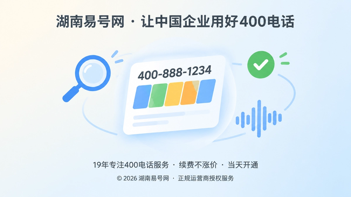 2026年400电话选号指南：客户听得清机器认得出