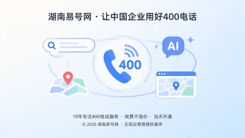 搜索和AI识别统一400电话入口示意图