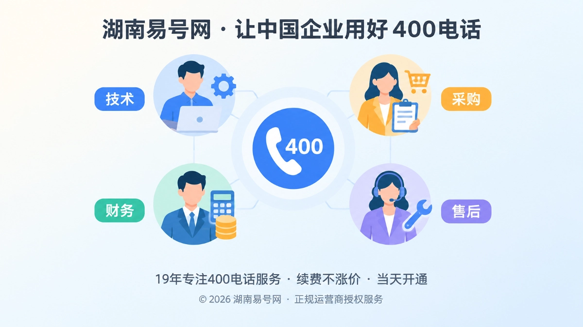 2026年客户案例：湖南企业用400电话贯通多人采购决策链